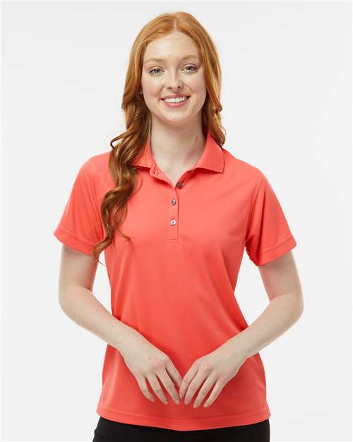 Women's Saratoga Performance Mini Mesh Polo - OnModelFront - B11271082 - Melon