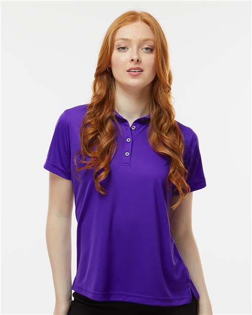 Women's Saratoga Performance Mini Mesh Polo - OnModelFront - B11271112 - Purple