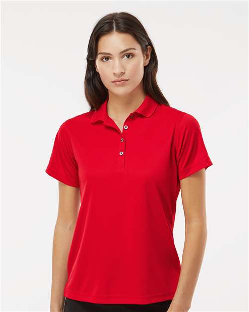 Women's Saratoga Performance Mini Mesh Polo - OnModelFront - B11271132 - Red