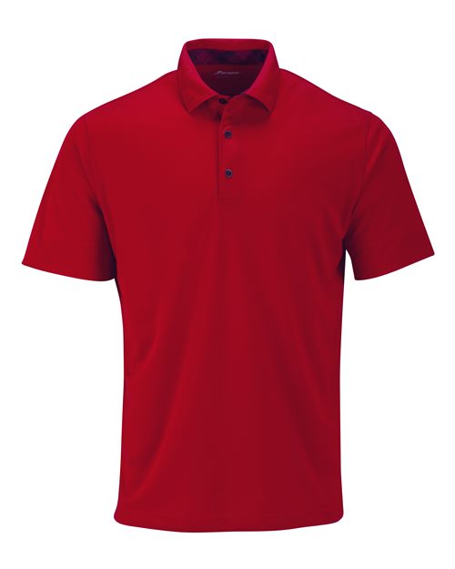 Memphis Sueded Polo - Front - B11771703 - Red