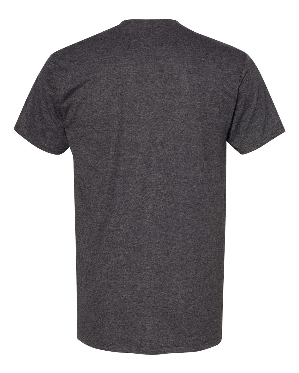Unisex Ultimate V-Neck T-Shirt - Back - B01737103 - Charcoal Heather