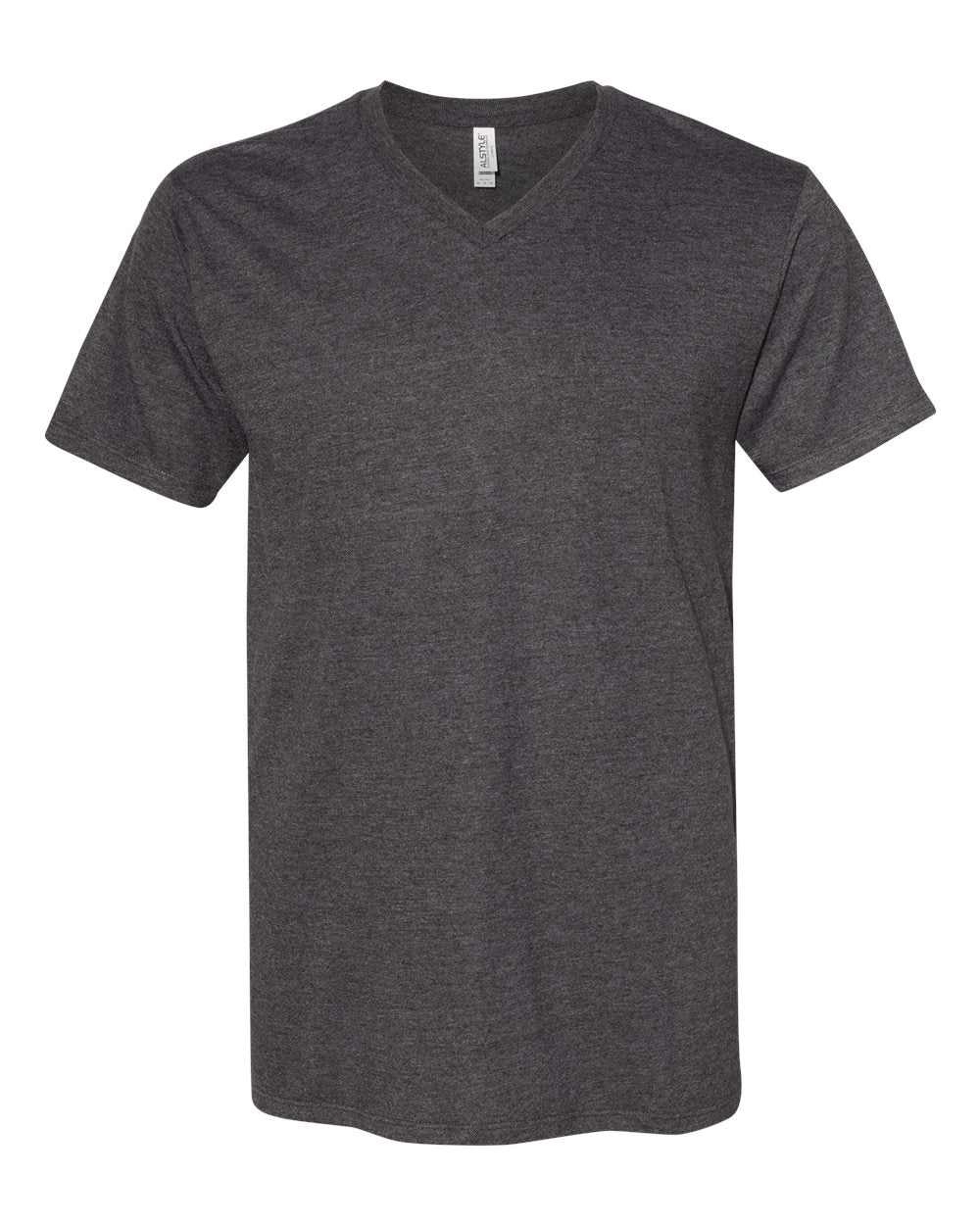 Unisex Ultimate V-Neck T-Shirt - Front - B01737103 - Charcoal Heather
