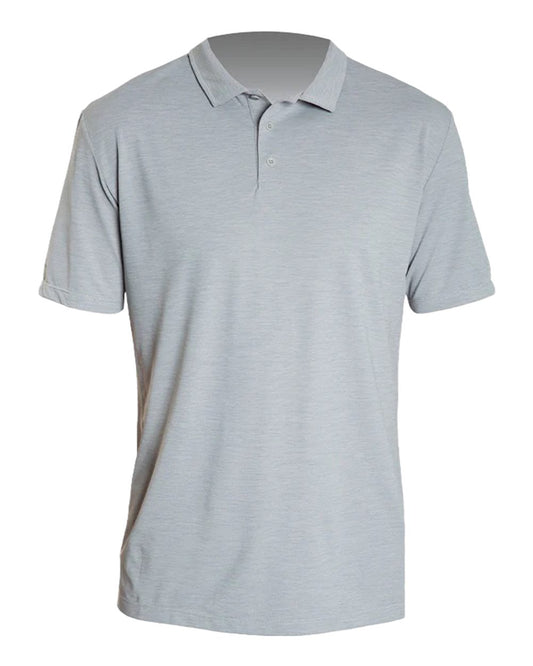 Men's Low Pro Tech Polo - Front - B00133093 - Alloy Heathered