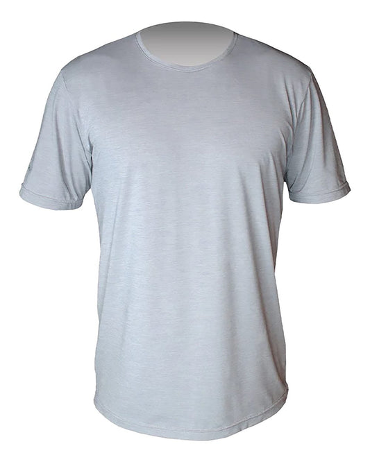 Men's Low Pro Tech T-Shirt - Front - B00733093 - Alloy Heathered
