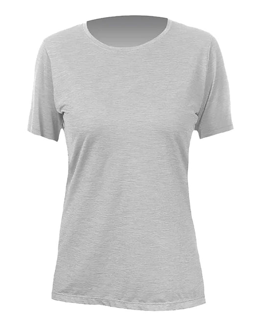 Women's Breeze Tech T-Shirt - Front - B00833092 - Alloy Heathered