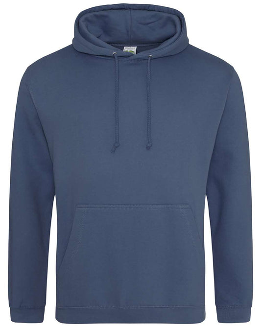 Unisex College Hooded Sweatshirt - Front - B10001063 - Airforce Blue