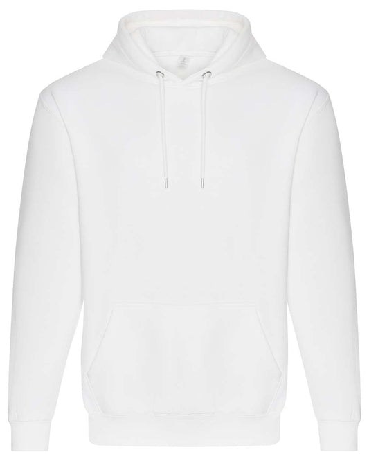 Unisex Heavyweight Urban Hooded Sweatshirt - Front - B34201003 - Arctic White