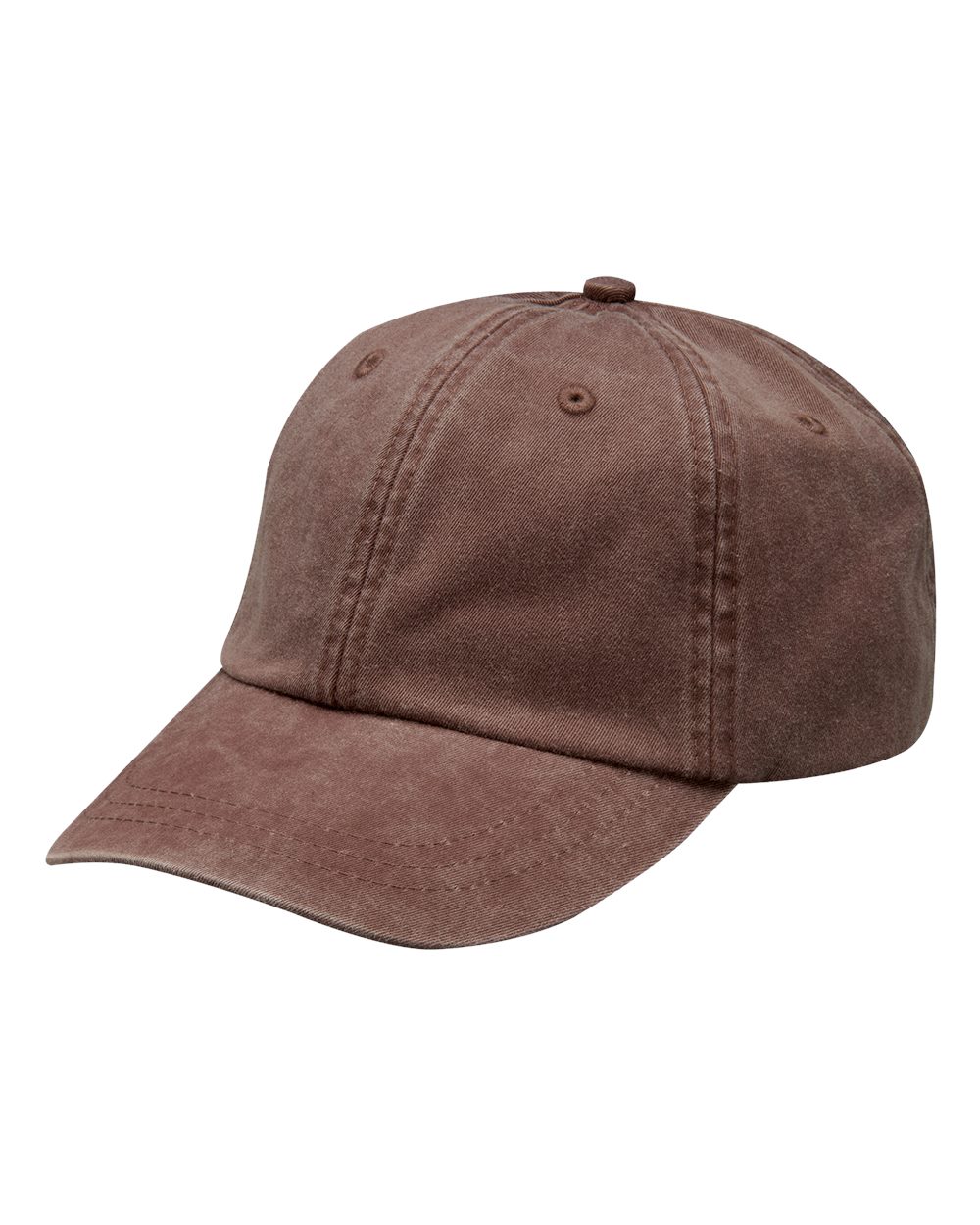 Optimum Pigment-Dyed Cap - Front - B10478030 - Mulberry