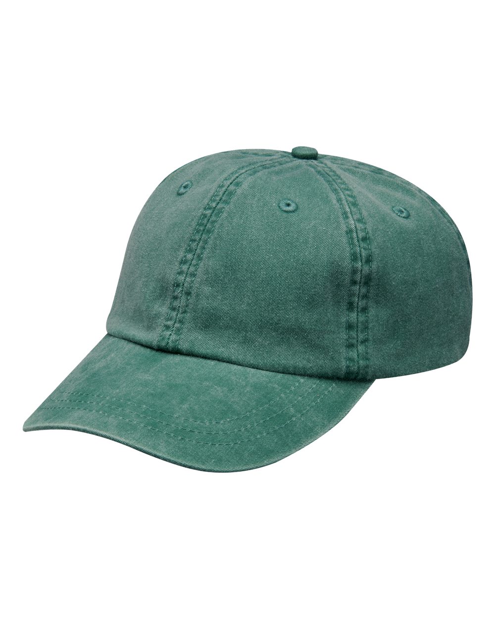 Optimum Pigment-Dyed Cap - Front - B10478070 - Forest