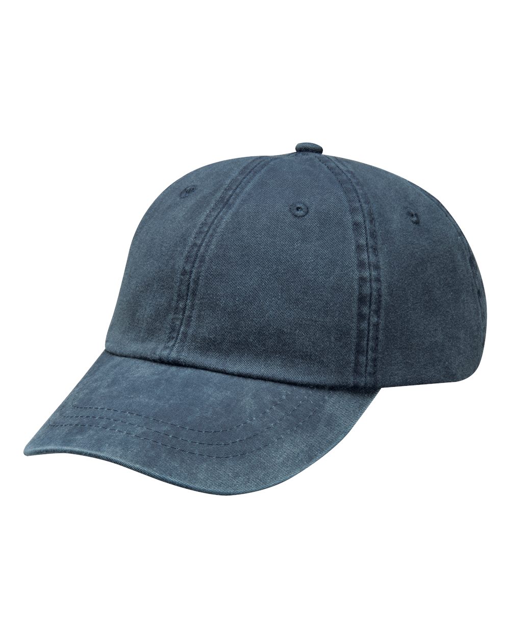 Optimum Pigment-Dyed Cap - Front - B10478100 - Midnight Blue