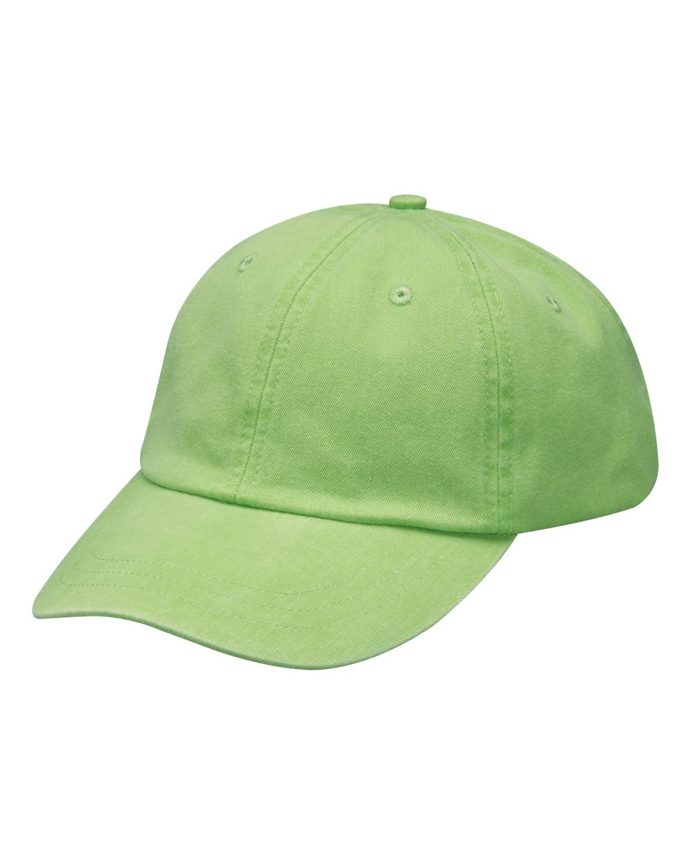 Optimum Pigment-Dyed Cap - Front - B10478110 - Lime