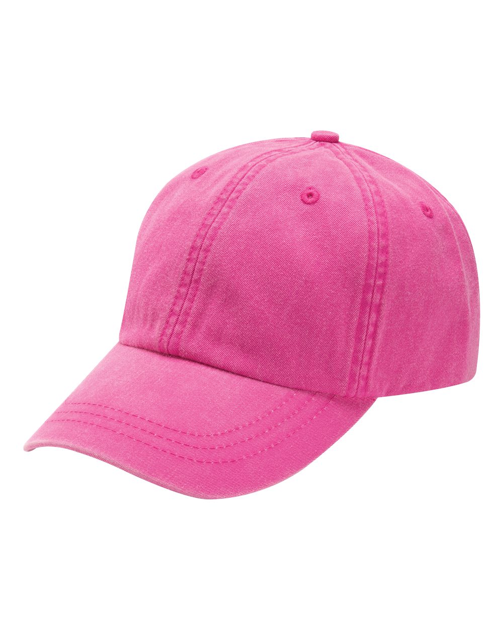 Optimum Pigment-Dyed Cap - Front - B10478130 - Neon Pink