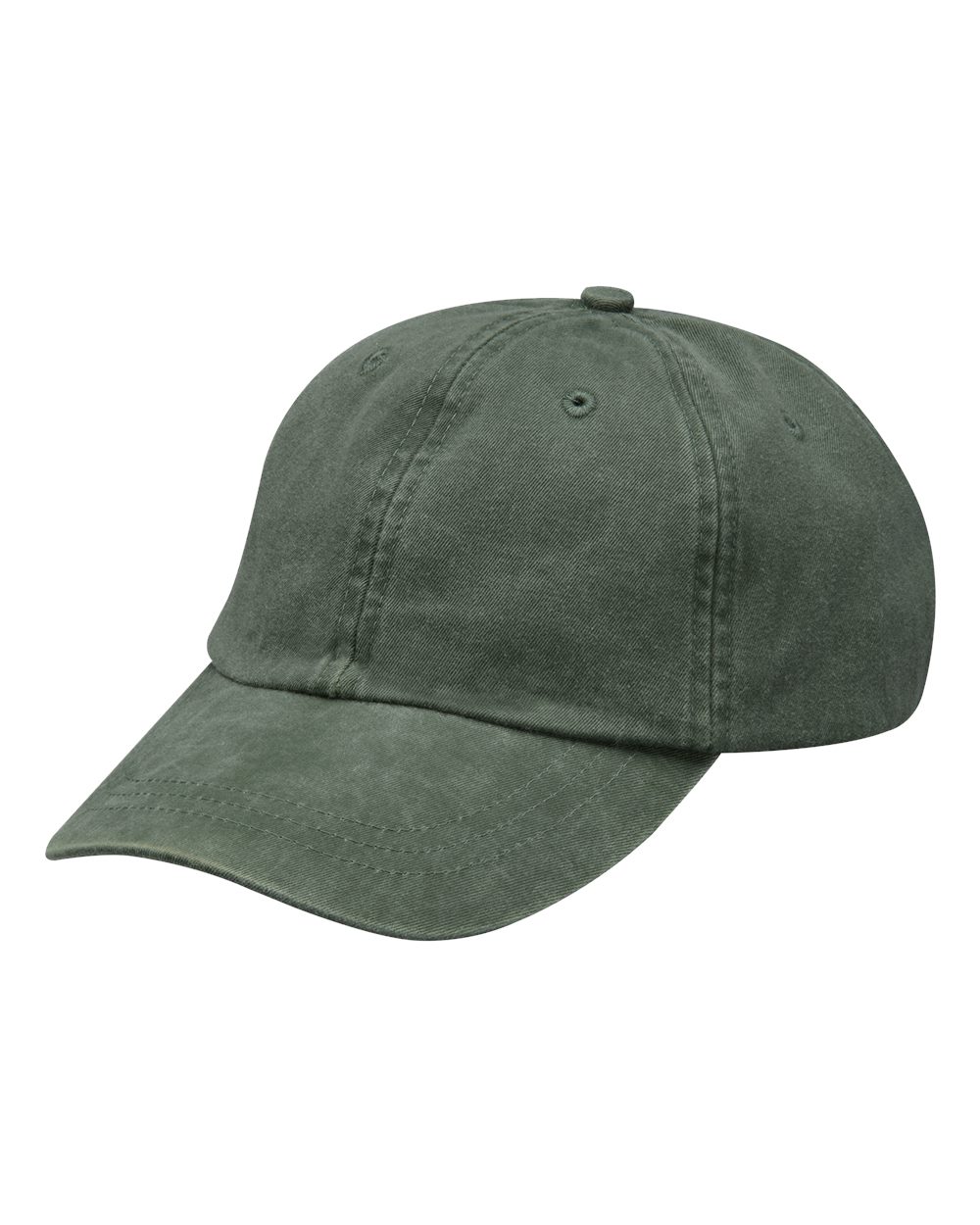 Optimum Pigment-Dyed Cap - Front - B10478230 - Spruce Green