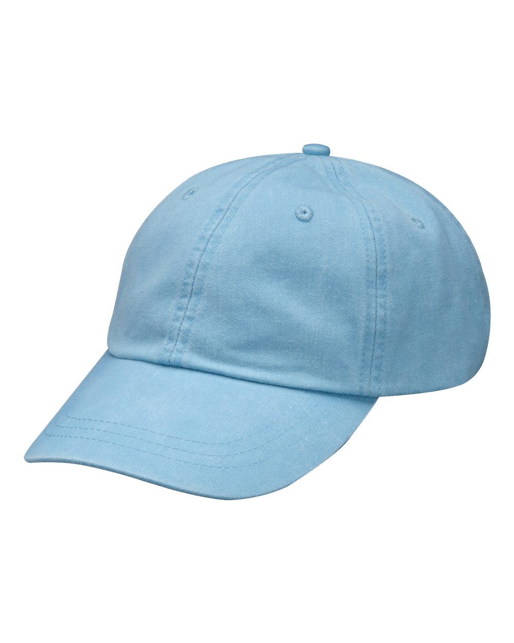 Optimum Pigment-Dyed Cap - Front - B10478250 - Baby Blue