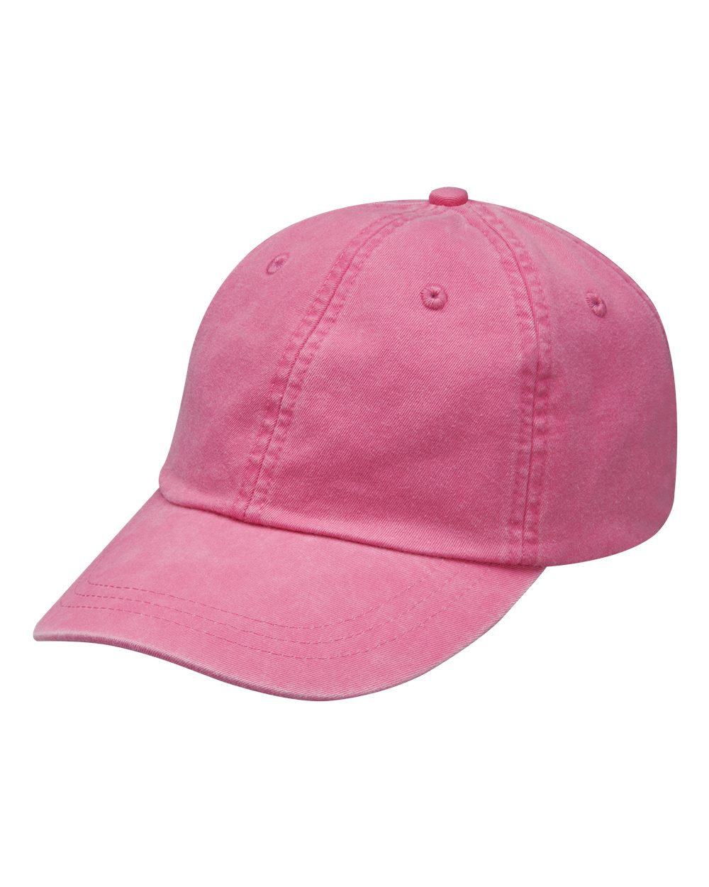 Optimum Pigment-Dyed Cap - Front - B10478300 - Hot Pink