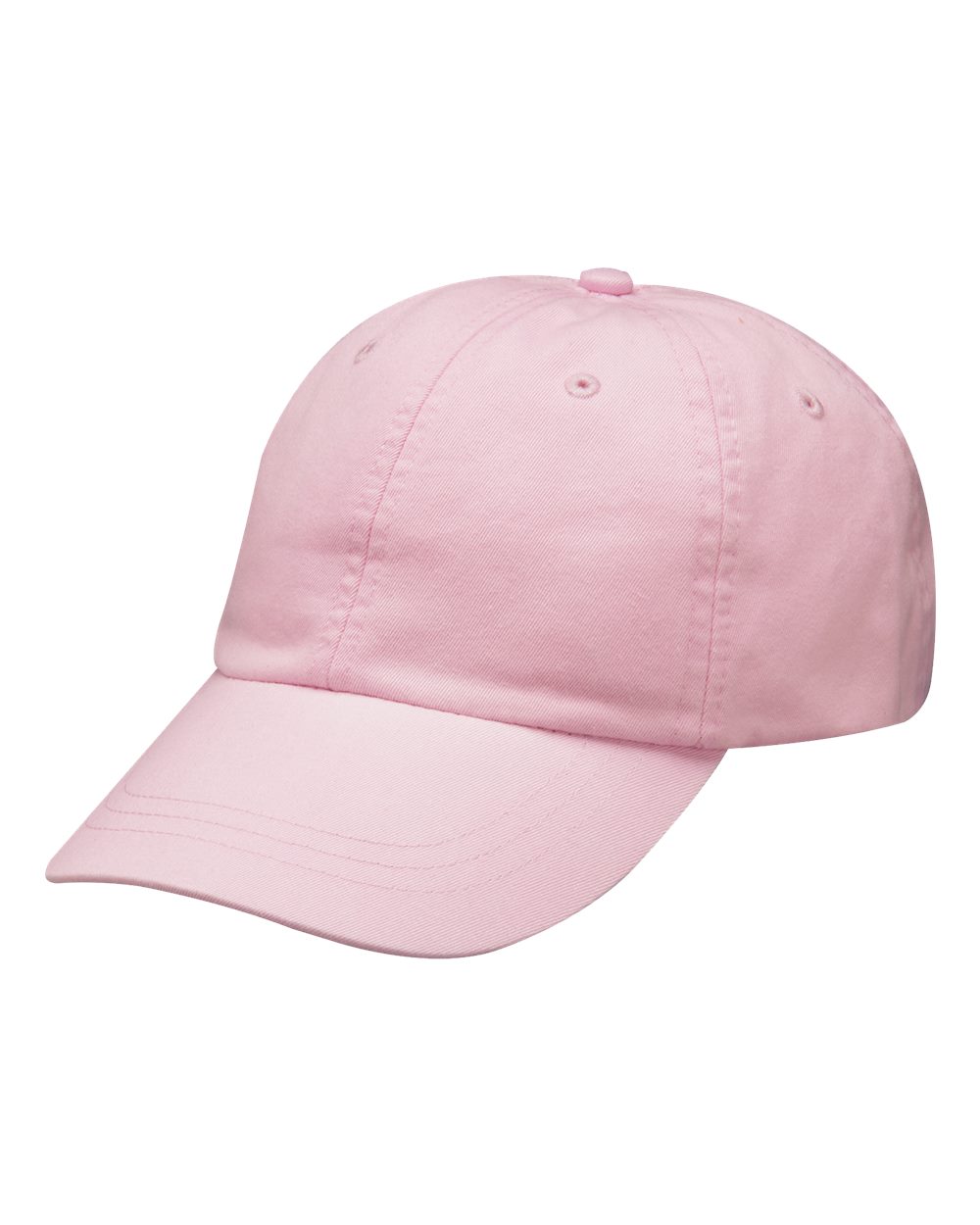 Optimum Pigment-Dyed Cap - Front - B10478310 - Pale Pink