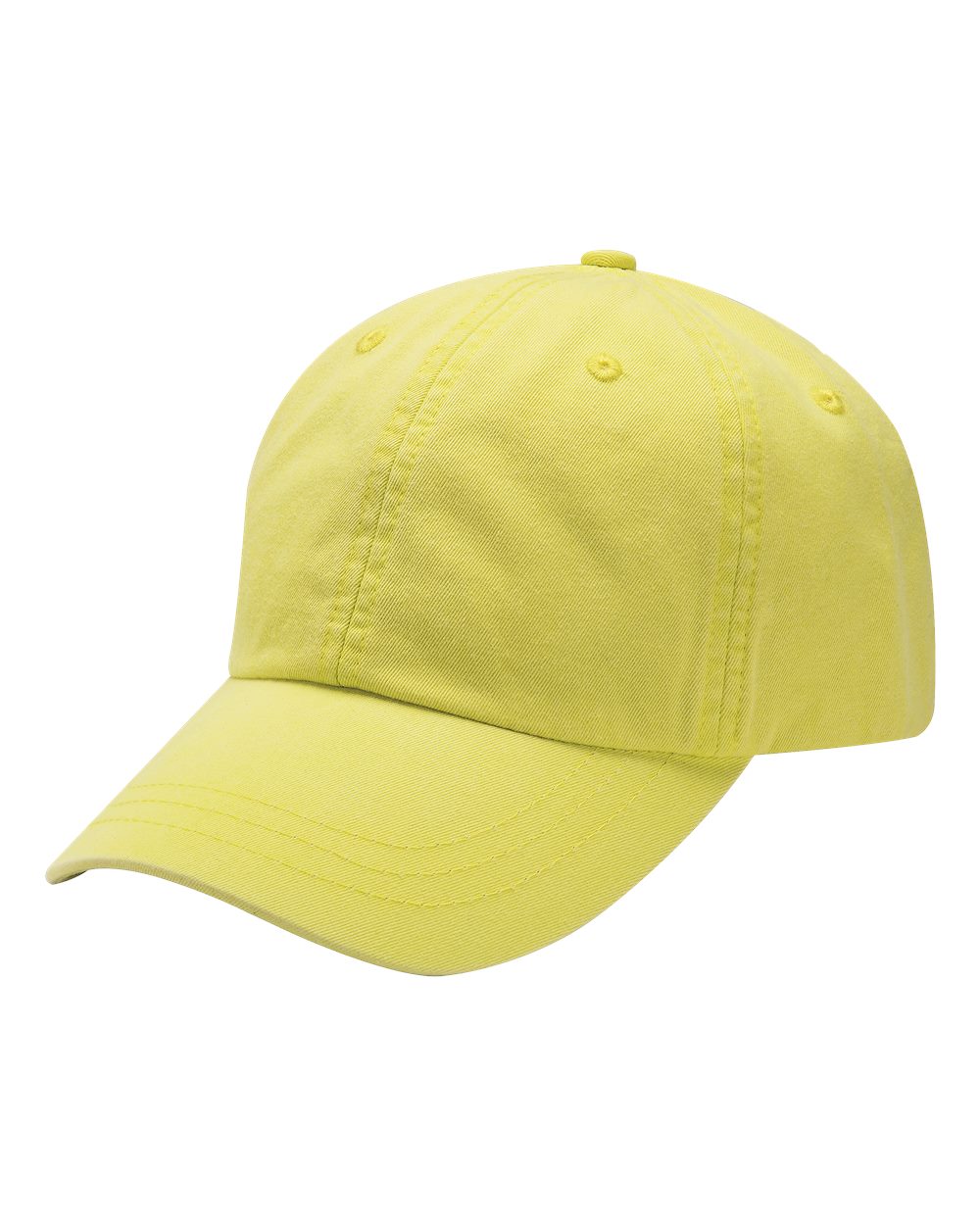 Optimum Pigment-Dyed Cap - Front - B10478400 - Neon Yellow
