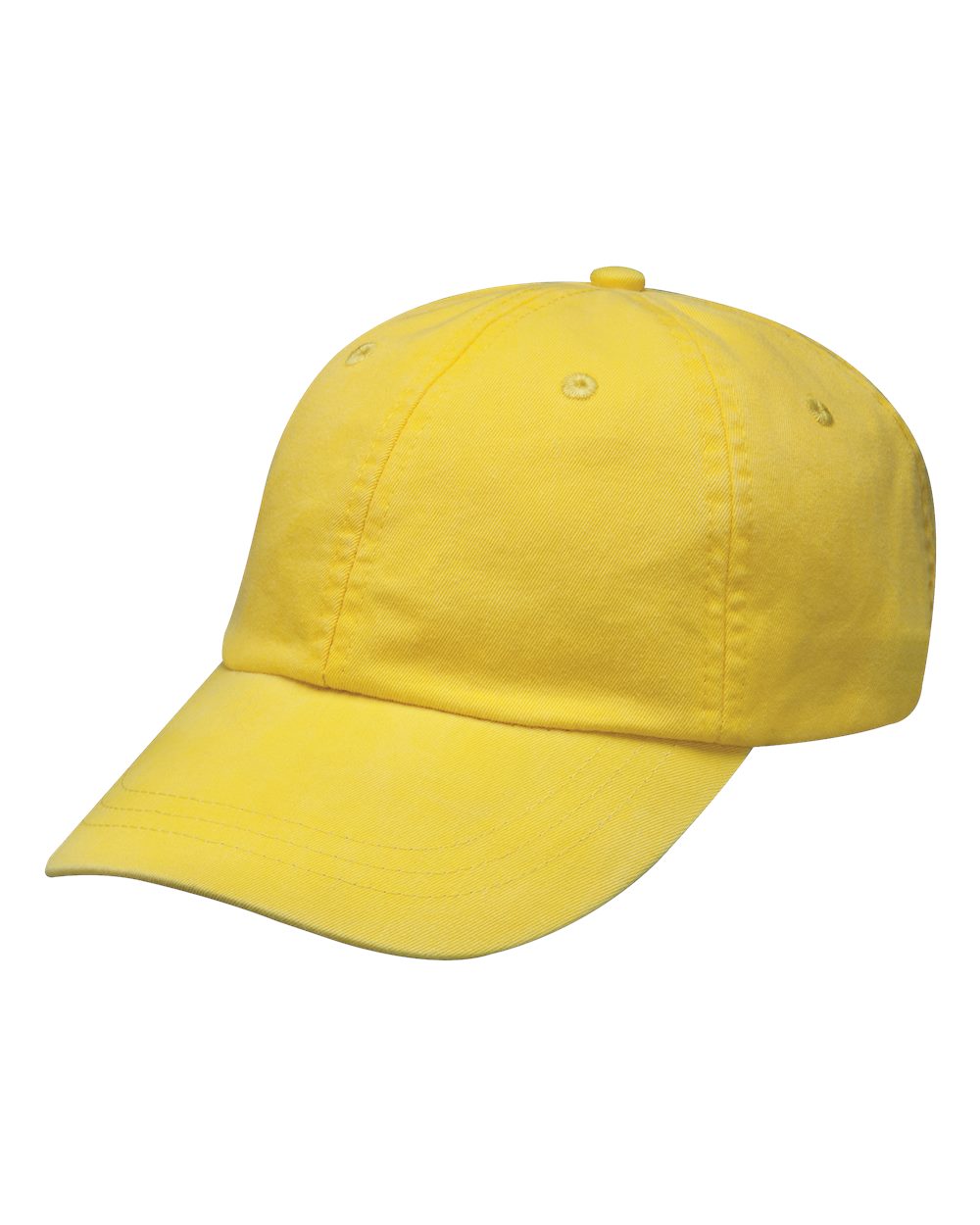 Optimum Pigment-Dyed Cap - Front - B10478410 - Lemon