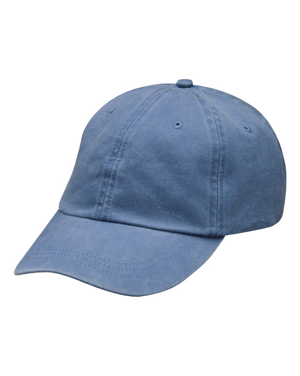 Optimum Pigment-Dyed Cap - Front - B10478450 - Periwinkle