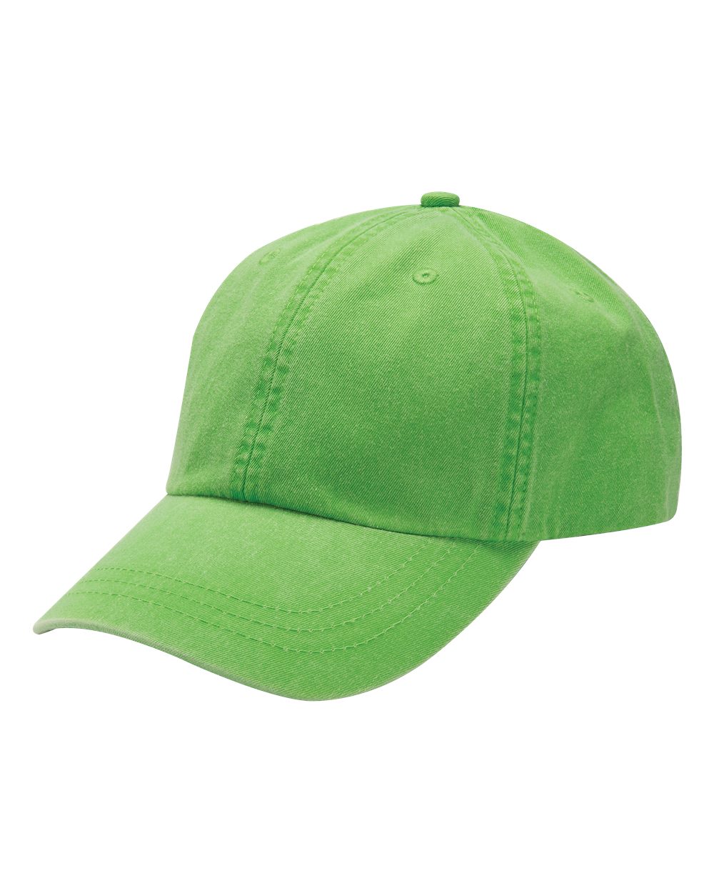 Optimum Pigment-Dyed Cap - Front - B10478540 - Neon Green
