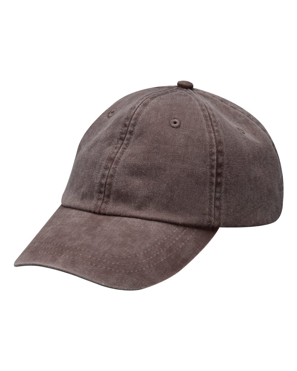 Optimum Pigment-Dyed Cap - Front - B10478550 - Espresso