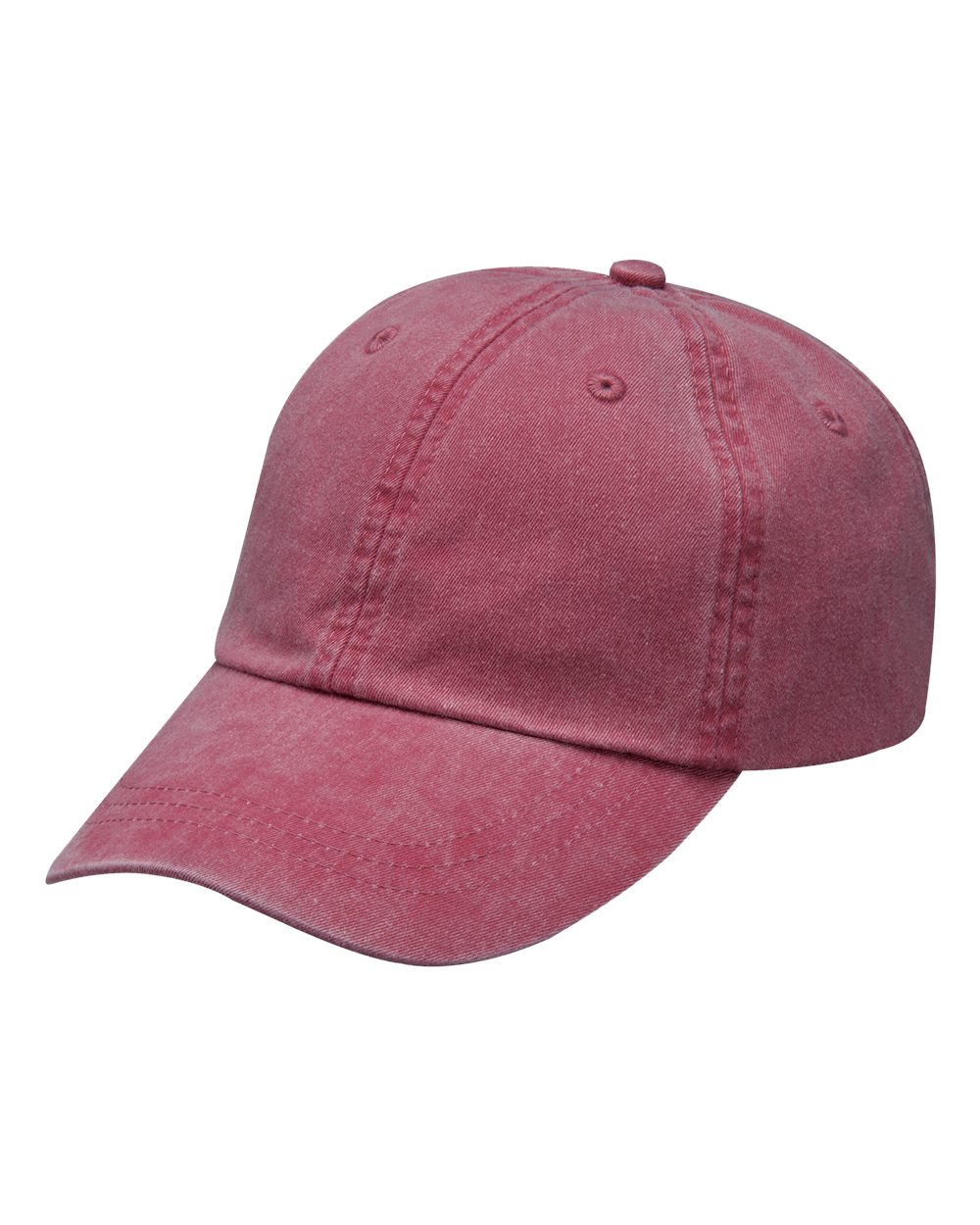Optimum Pigment-Dyed Cap - Front - B10478700 - Nautical Red