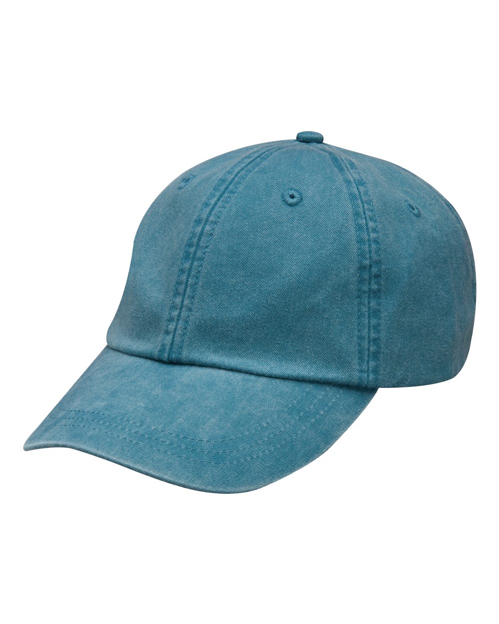 Optimum Pigment-Dyed Cap - Front - B10478760 - Teal