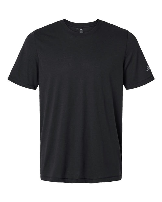 Men's Blended T-Shirt - Front - B07253503 - Black