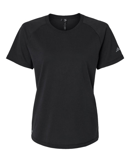 Women's Blended T-Shirt - Front - B07353503 - Black