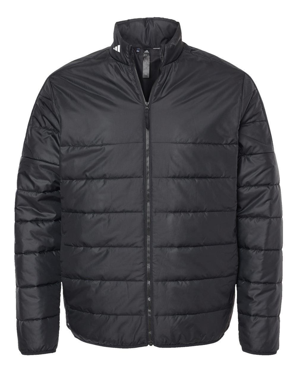 Men's Puffer Jacket - Front - B07453503 - Black
