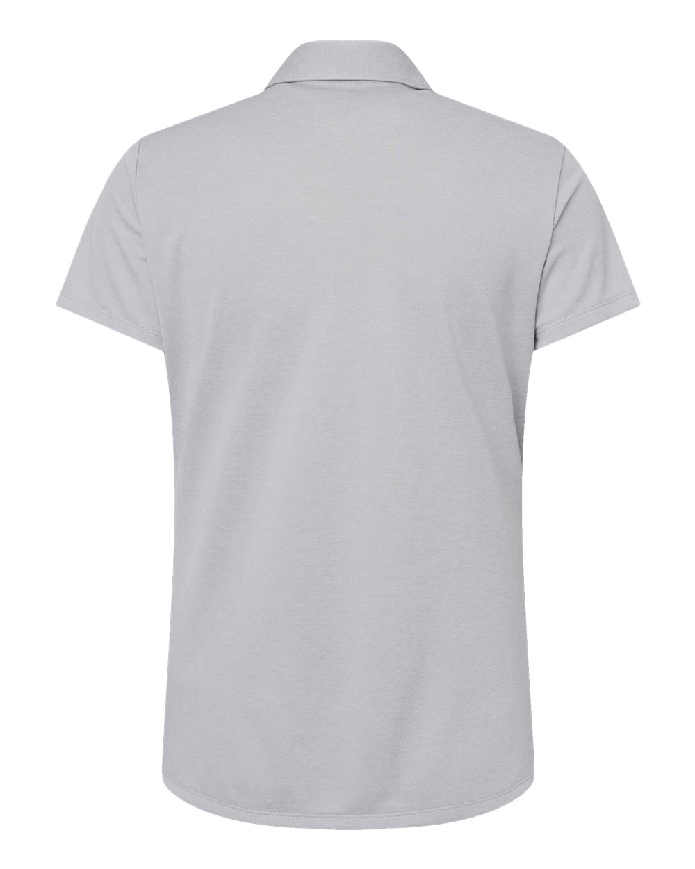 Women's Heathered Polo - Back - B08453582 - Grey Two Melange