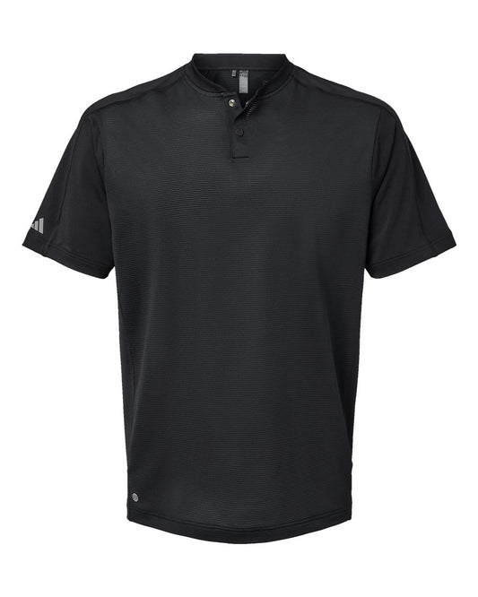 Men's Sport Collar Polo - Front - B08553504 - Black