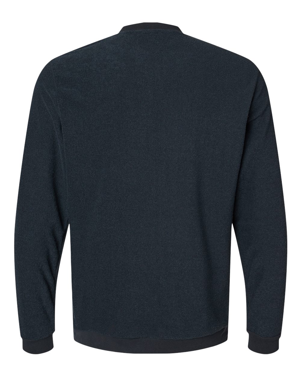 Men's Crewneck Sweatshirt - Back - B08753502 - Black