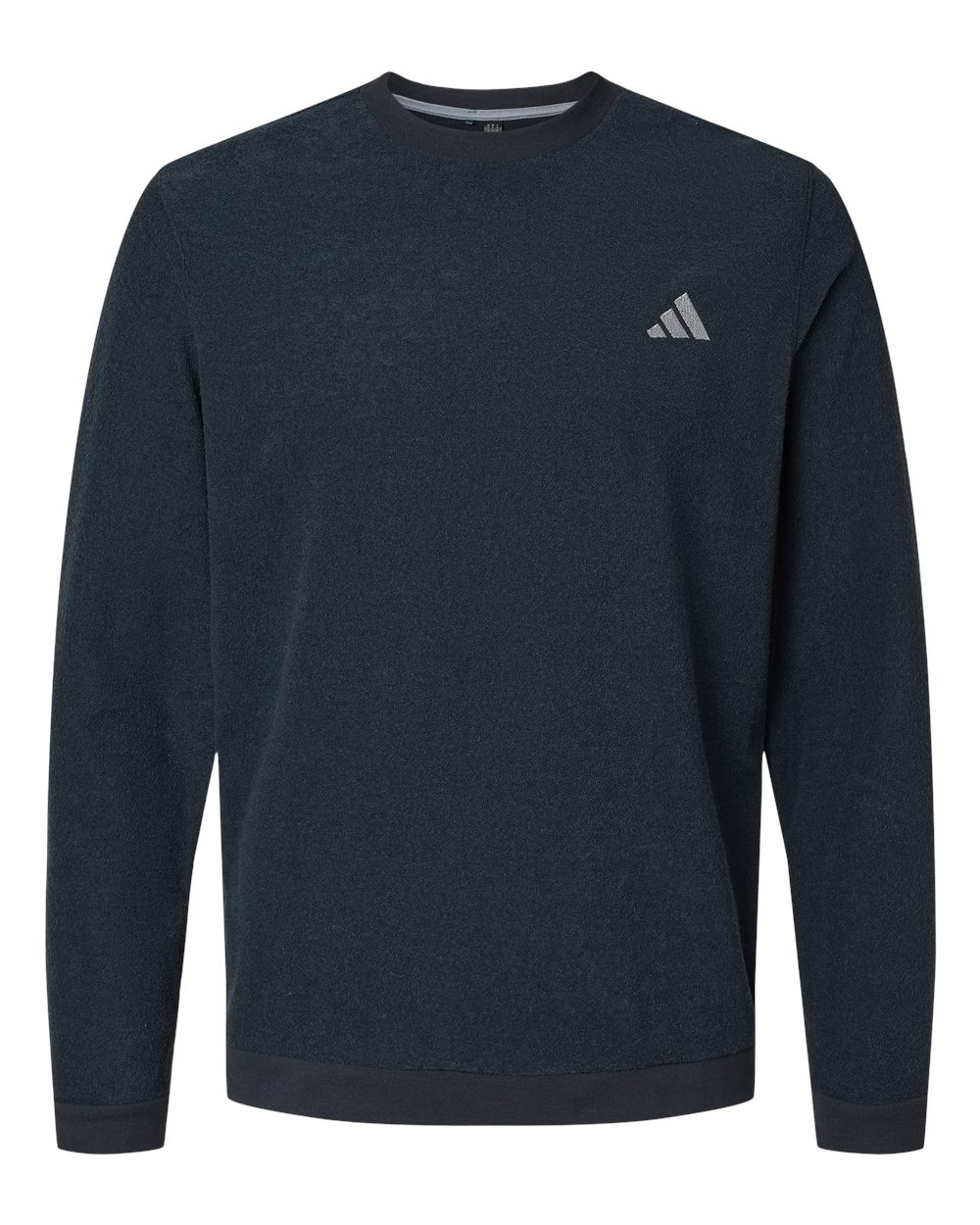 Men's Crewneck Sweatshirt - Front - B08753502 - Black
