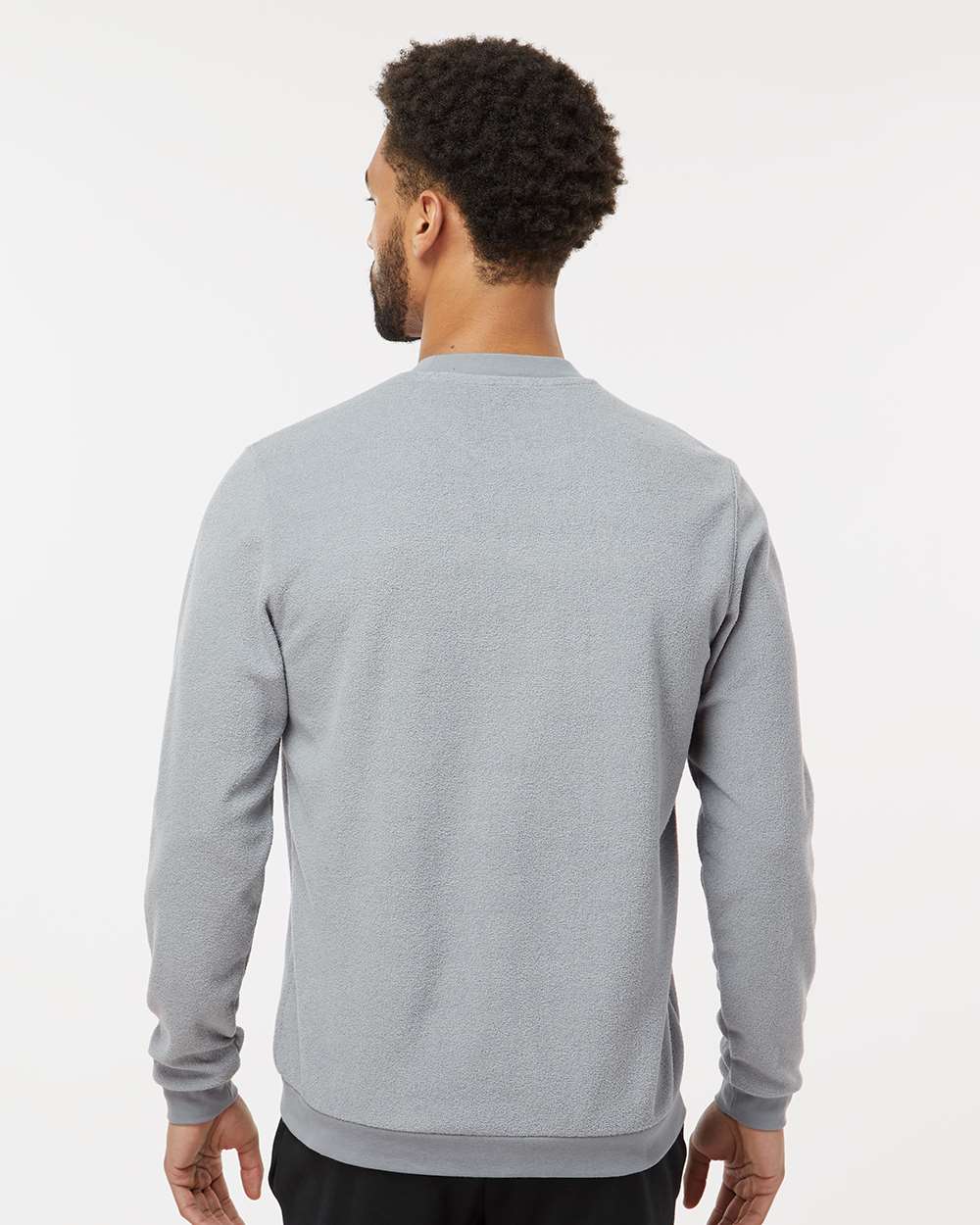 Men's Crewneck Sweatshirt - OnModelBack - B08753352 - Grey Three