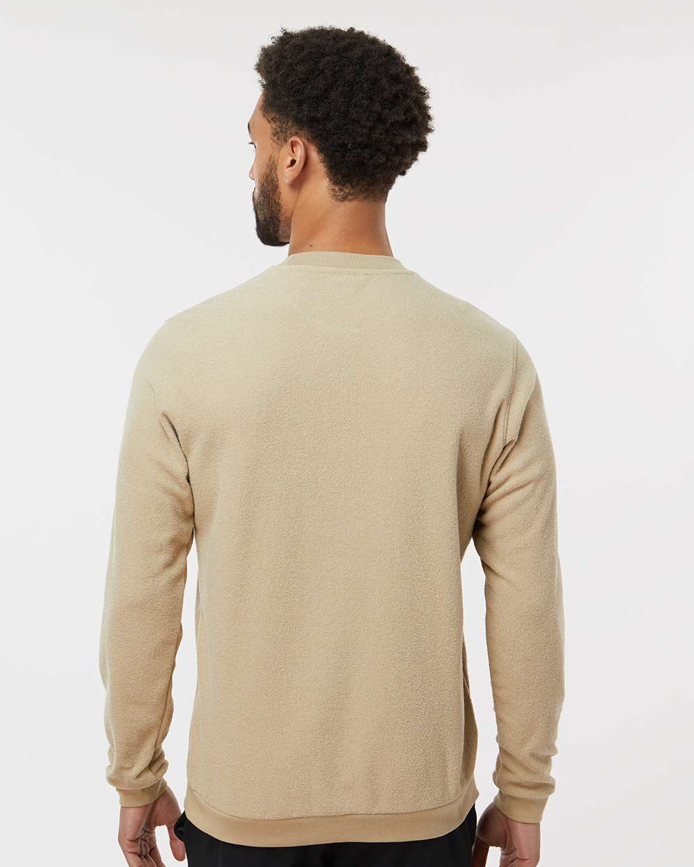 Men's Crewneck Sweatshirt - OnModelBack - B08753542 - Hemp