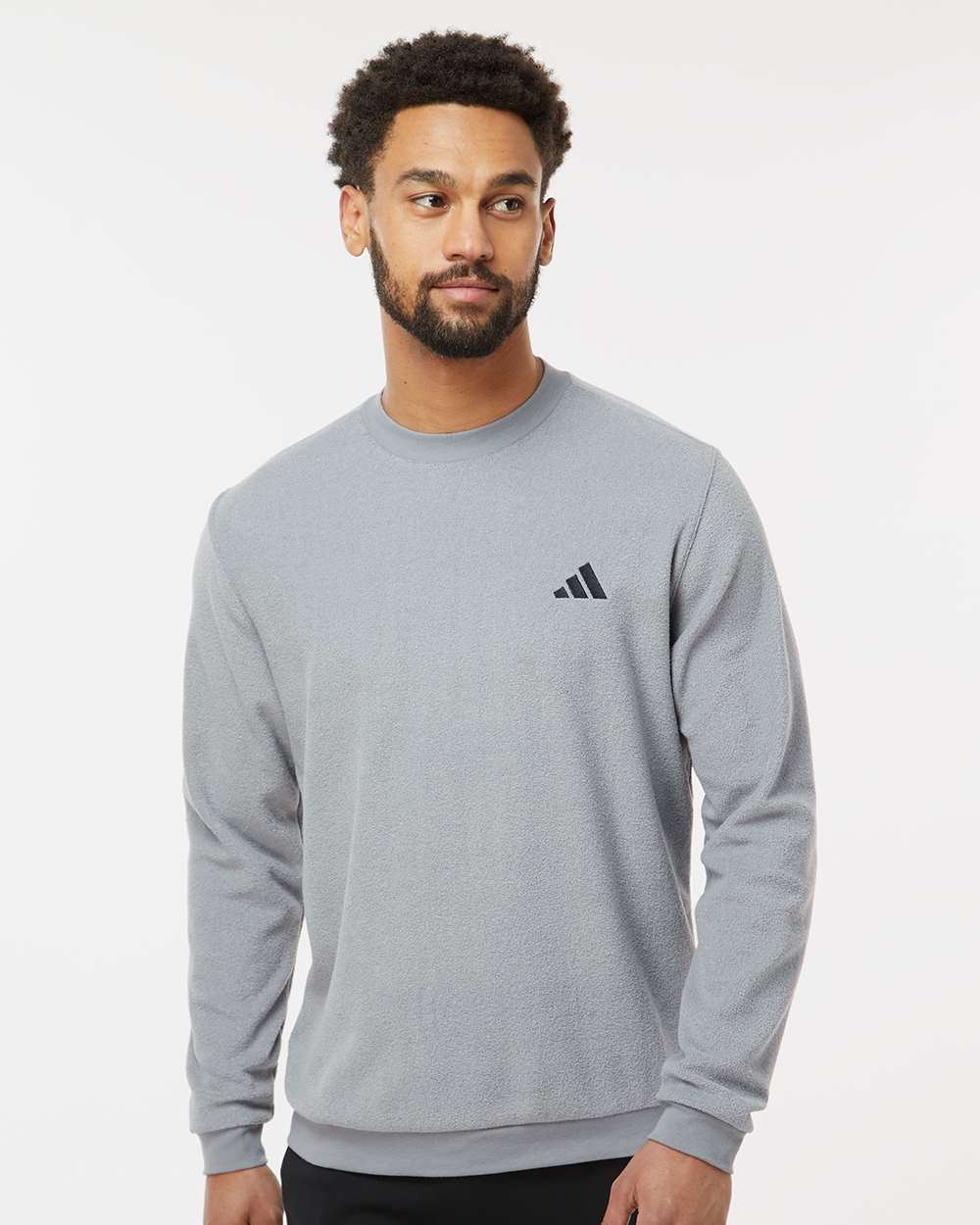 Men's Crewneck Sweatshirt - OnModelFront - B08753352 - Grey Three