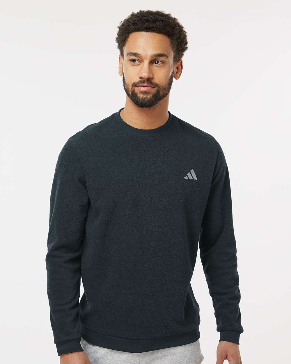 Men's Crewneck Sweatshirt - OnModelFront - B08753502 - Black