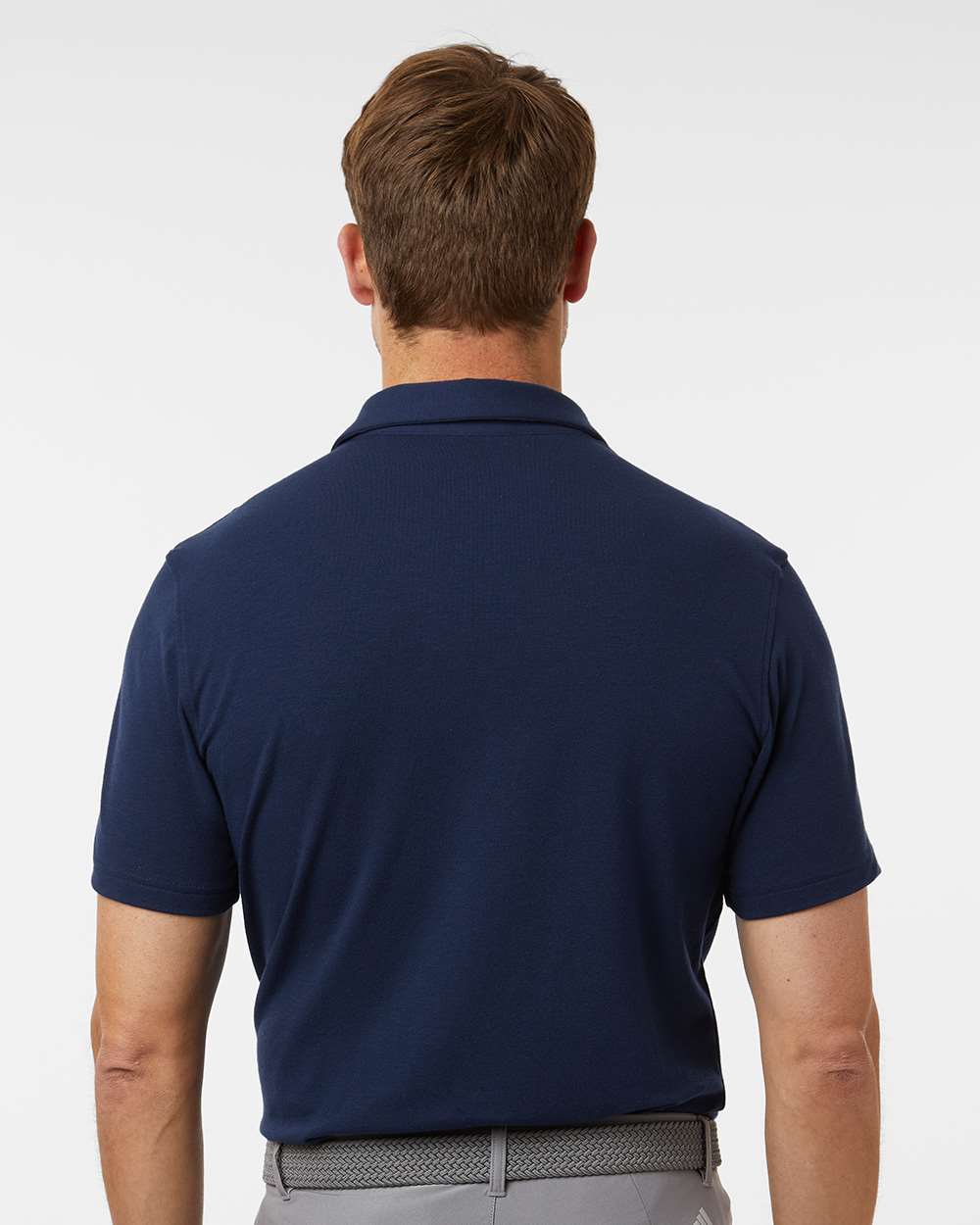 Men's Blend Polo - OnModelBack - B09153642 - Collegiate Navy