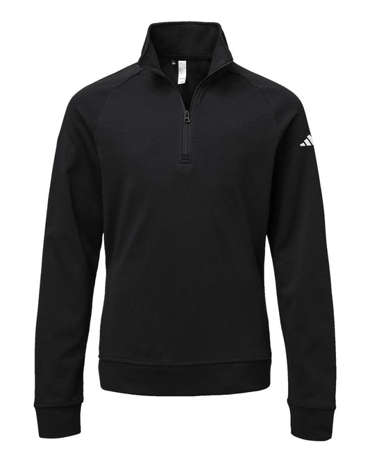Youth Quarter-Zip Pullover - Front - B56853502 - Black