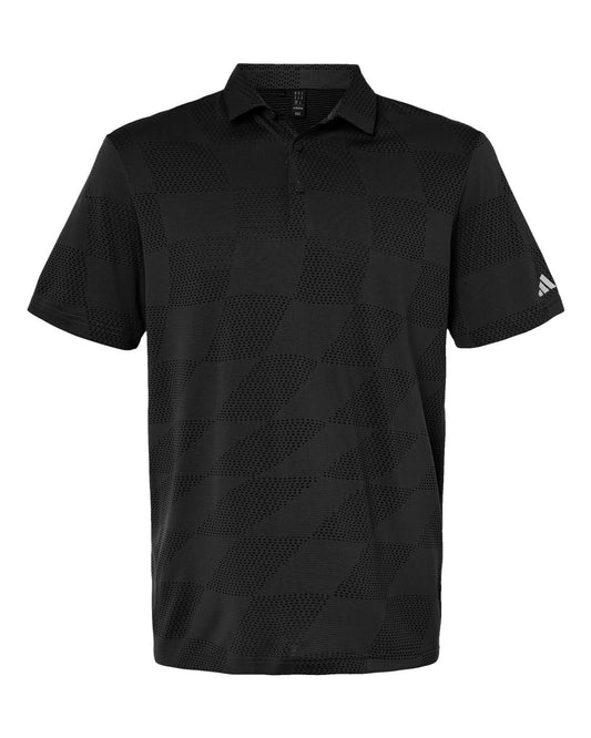 Men's Ultimate365 Textured Polo - Front - B56953503 - Black