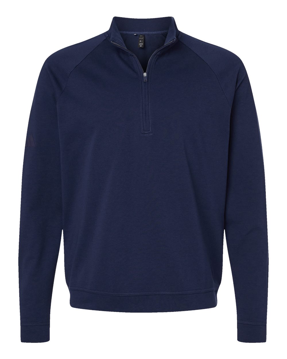 Men's Club Quarter-Zip Pullover - Front - B09753653 - Collegiate Navy