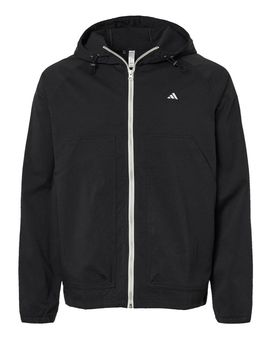 Men's Go-To Utility DWR Full-Zip Jacket - Front - B57153503 - Black