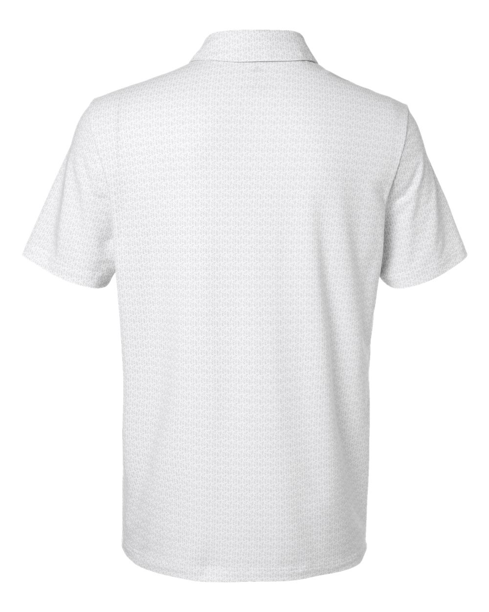 Men's Printed Blend Polo - Back - B10353003 - White