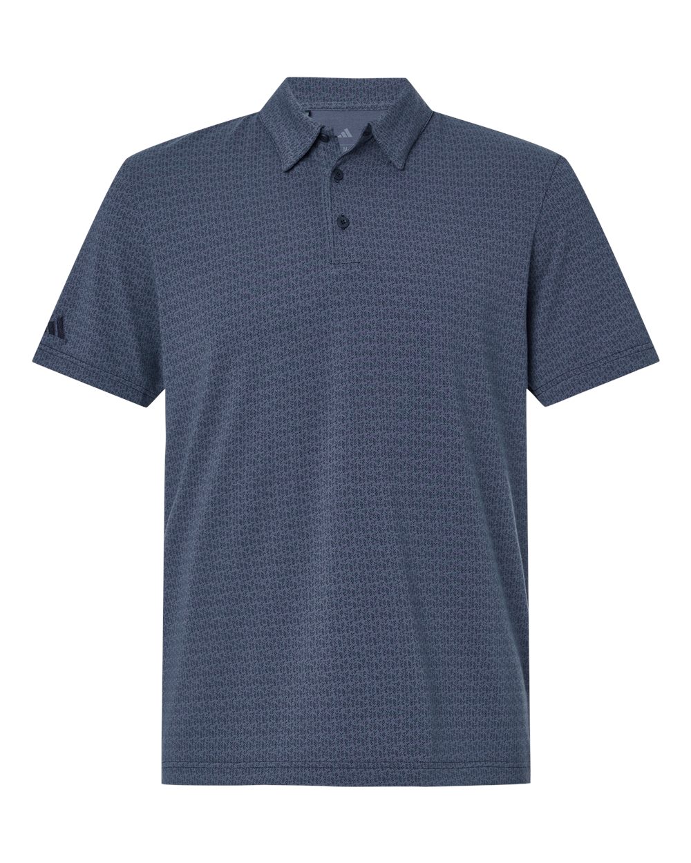 Men's Printed Blend Polo - Front - B10353103 - Preloved Ink