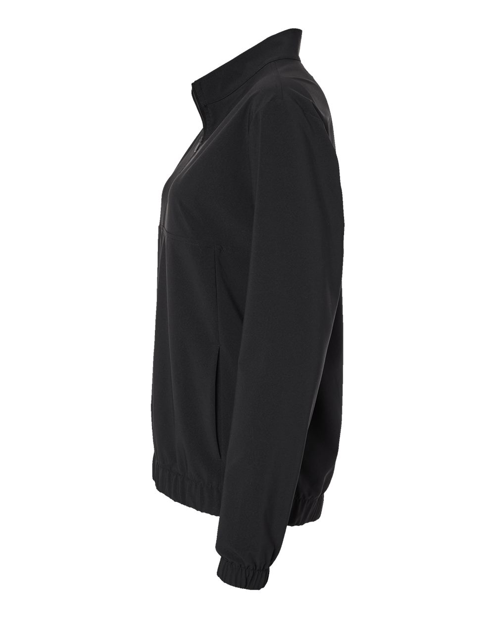 Women's Woven Half-Zip Pullover - DirectSide - B11353502 - Black