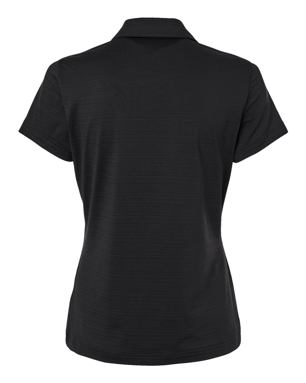 Women's Textured Stripe Polo - Back - B11553502 - Black