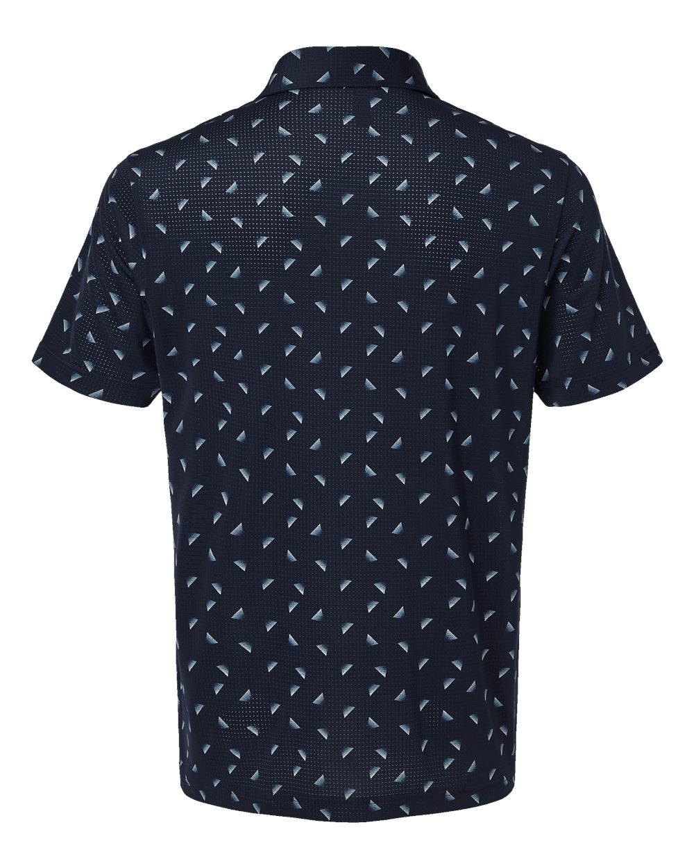 Men's Ultimate365 Mesh Polo - Back - B12553653 - Collegiate Navy/ Wonder Silver