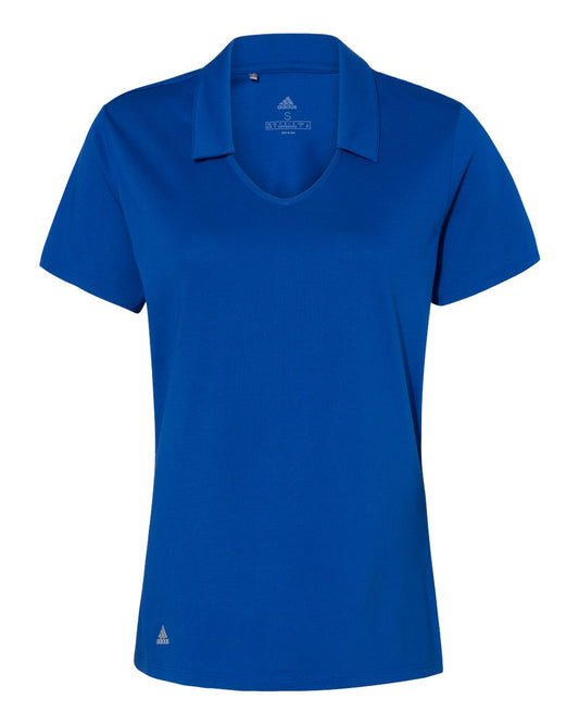 Women's Cotton Blend Polo - Front - B90853754 - Collegiate Royal