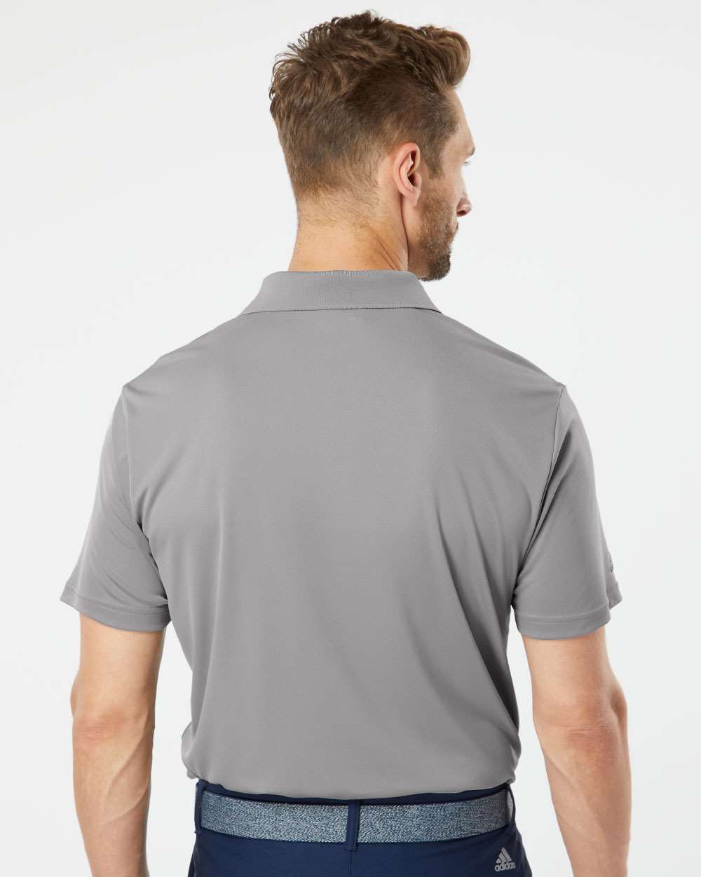 Men's Performance Polo - OnModelBack - B81053092 - Grey Three